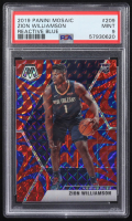 Zion Williamson 2019-20 Panini Mosaic Mosaic Blue Reactive #209 RC (CGC 9) at PristineAuction.com