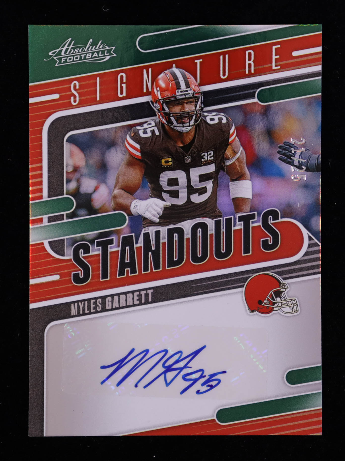 Myles Garrett 2024 Absolute Signature Standouts Green #19 #21/25 at PristineAuction.com Myles Garrett 2024 Absolute Signature Standouts Green #19 #21/25 at PristineAuction.com