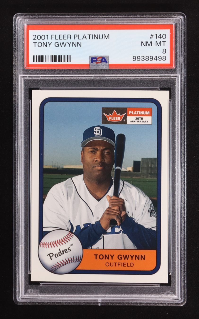 Tony Gwynn 2001 Fleer Platinum #140 (PSA 8) at PristineAuction.com Tony Gwynn 2001 Fleer Platinum #140 (PSA 8) at PristineAuction.com
