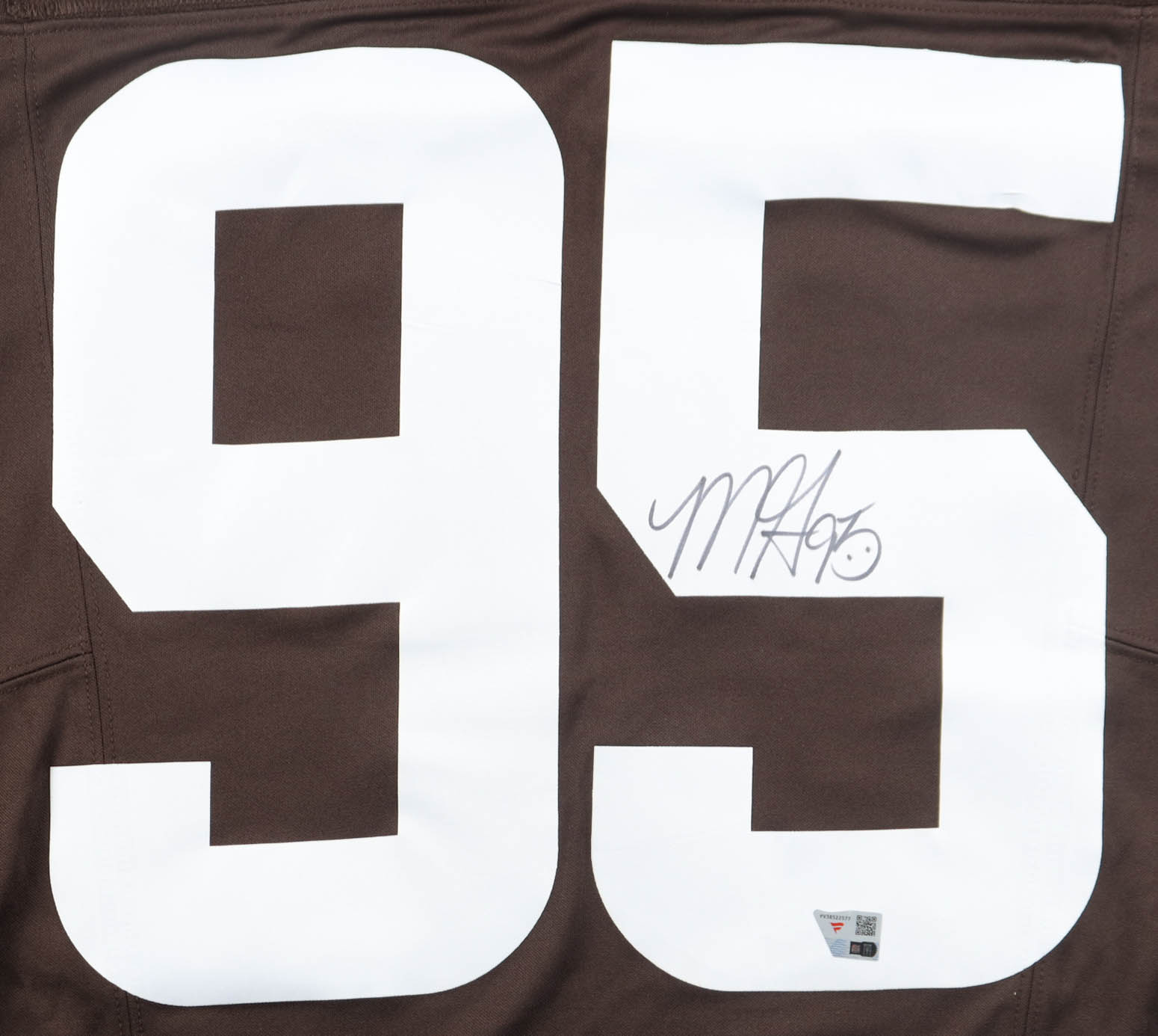 Myles Garrett Signed Browns Nike Authentic Jersey (Fanatics) at PristineAuction.com Myles Garrett Signed Browns Nike Authentic Jersey (Fanatics) at PristineAuction.com