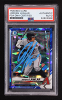 Jordan Lawlar Signed 2021 Bowman Chrome Draft Sapphire #BDC194 RC (PSA) at PristineAuction.com