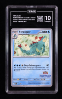 Feraligatr 2025 Pokemon Scarlet & Violet Illustration Contest 2024 Black Star Promos #213 (TAG 10) at PristineAuction.com