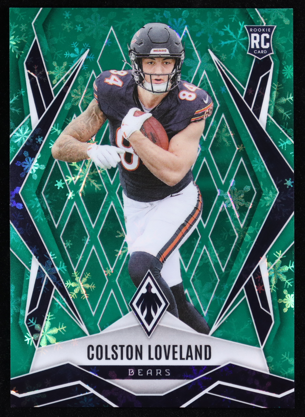 Colston Loveland 2025 Panini Phoenix Green Winter #179 #071/149 RC at PristineAuction.com Colston Loveland 2025 Panini Phoenix Green Winter #179 #071/149 RC at PristineAuction.com