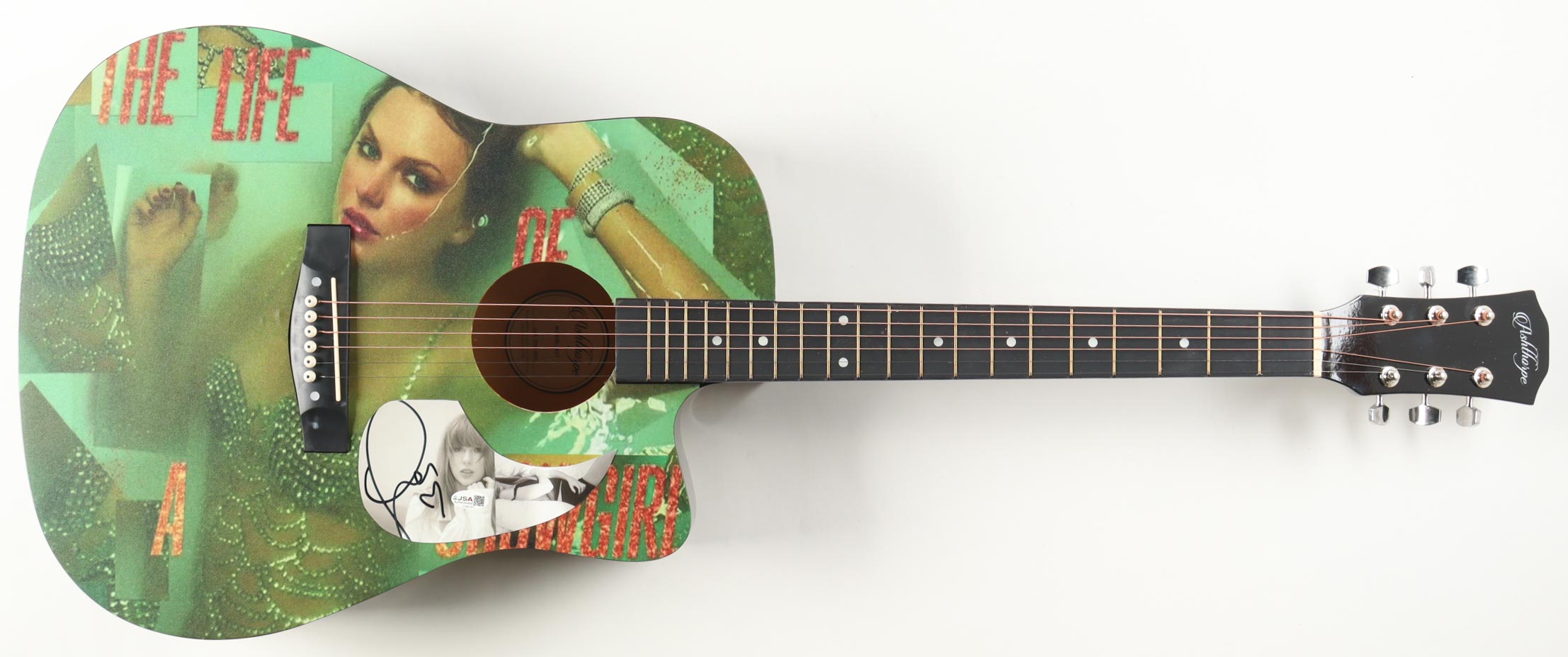 Taylor Swift Guitar with Signed Custom Insert Pickguard (JSA) at PristineAuction.com Taylor Swift Guitar with Signed Custom Insert Pickguard (JSA) at PristineAuction.com