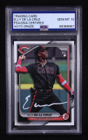 Elly De La Cruz Signed 2024 Bowman #22 RC (PSA | Autograph Grade 10) at PristineAuction.com