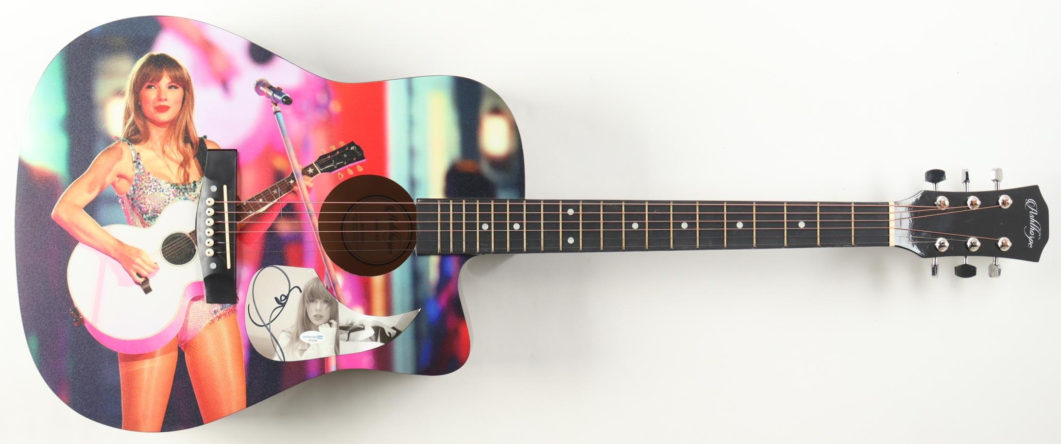 Taylor Swift Guitar with Signed Custom Insert Pickguard (ACOA) at PristineAuction.com Taylor Swift Guitar with Signed Custom Insert Pickguard (ACOA) at PristineAuction.com