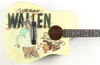 Morgan Wallen Guitar with Signed Custom Insert Pickguard (ACOA) at PristineAuction.com