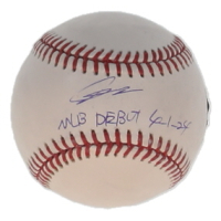 Shota Imanaga Signed OML Baseball Inscribed "MLB Debut 6-1-24" (MLB & Fanatics) at PristineAuction.com