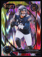 Caleb Williams 2024 Select Prizm Red and Yellow Shock #216 RC at PristineAuction.com