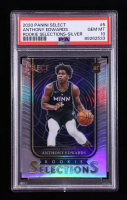 Anthony Edwards 2020-21 Panini Select Rookie Selections Silver #5 RC (PSA 10) at PristineAuction.com