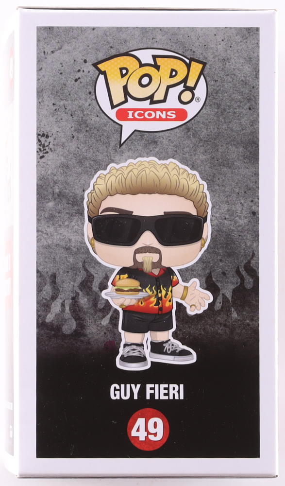 Guy Fieri Signed "Guy! Guy Fieri" #49 Guy Fieri Funko Pop! Vinyl Figure (Beckett) at PristineAuction.com Guy Fieri Signed "Guy! Guy Fieri" #49 Guy Fieri Funko Pop! Vinyl Figure (Beckett) at PristineAuction.com
