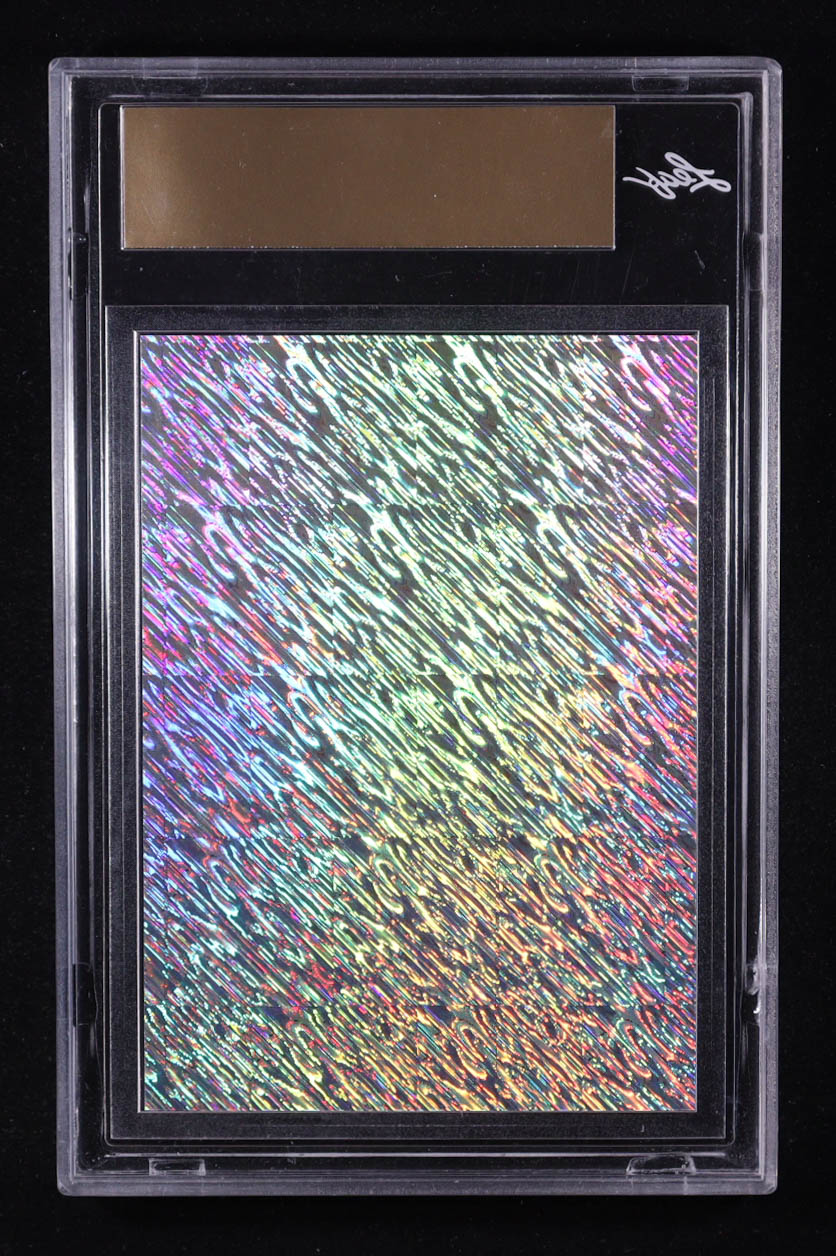 Jerry West 2022 Leaf Vibrance Autographed Pre-Production Proof Shimmer Platinum Blue #1/1 (Leaf) at PristineAuction.com Jerry West 2022 Leaf Vibrance Autographed Pre-Production Proof Shimmer Platinum Blue #1/1 (Leaf) at PristineAuction.com