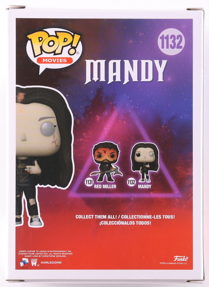 Andrea Riseborough Signed "Mandy" #1132 Mandy Funko Pop! Vinyl Figure (Beckett) at PristineAuction.com Andrea Riseborough Signed "Mandy" #1132 Mandy Funko Pop! Vinyl Figure (Beckett) at PristineAuction.com
