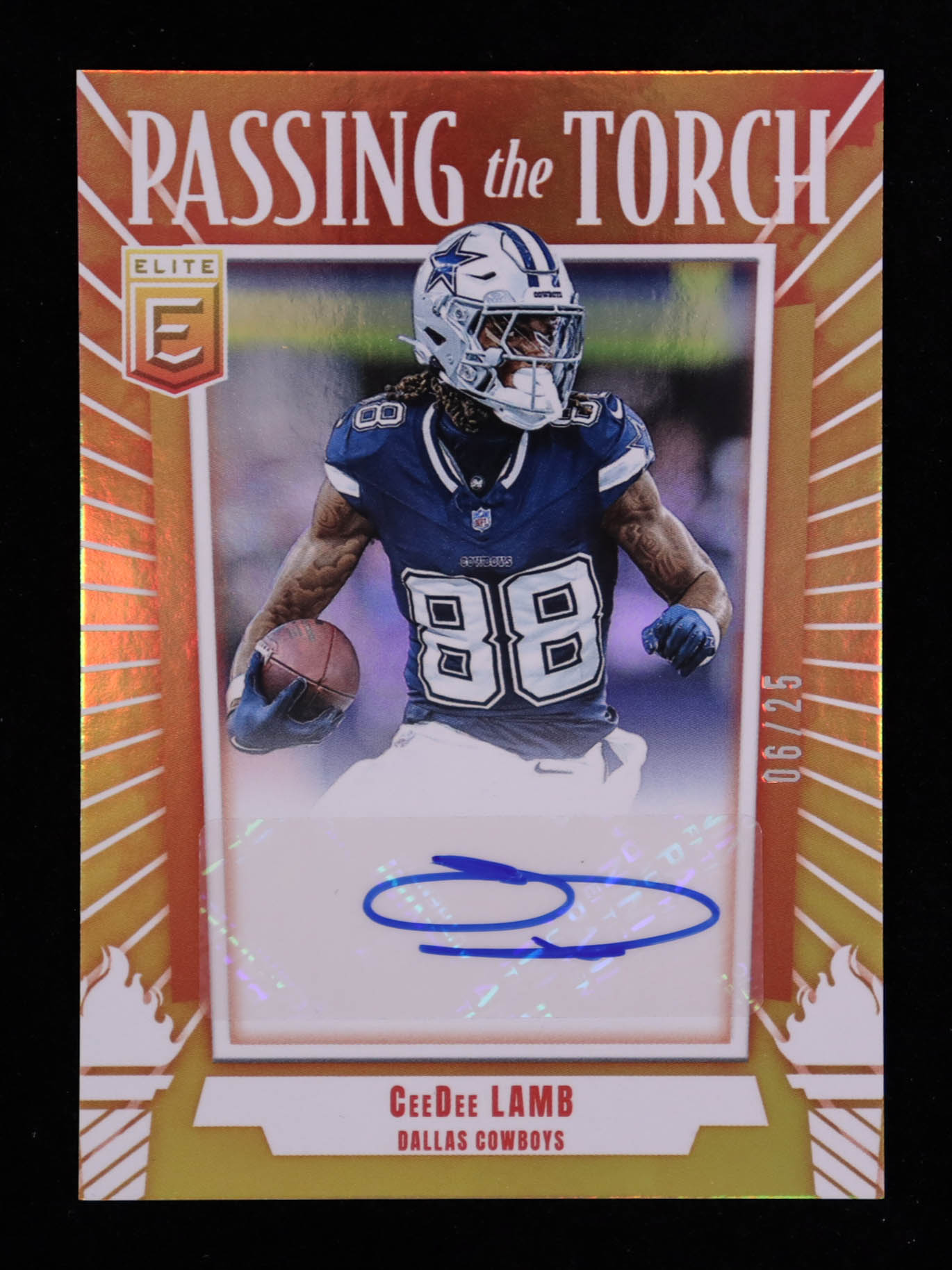 CeeDee Lamb 2025 Elite Passing the Torch Signatures Singles #4 #6/25 at PristineAuction.com CeeDee Lamb 2025 Elite Passing the Torch Signatures Singles #4 #6/25 at PristineAuction.com