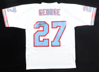 Eddie George Signed Oilers Mitchell & Ness Authentic Jersey (Fanatics) at PristineAuction.com