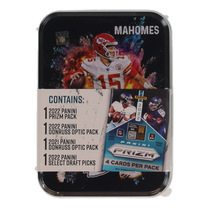 2022 Panini Football Tin with (4) Assorted Packs at PristineAuction.com 2022 Panini Football Tin with (4) Assorted Packs at PristineAuction.com