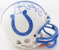 Jim Parker Signed Colts Throwback Alternate Mini Helmet Inscribed "H.O.F '73" (JSA) at PristineAuction.com