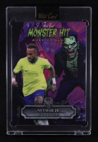 Neymar Jr. 2025 Wild Card Monster Hit Monster Hunt Frankenstein Purple Island Foil #NJ #1/1 at PristineAuction.com