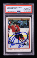 Jeremy Roenick Signed 1990 O-Pee-Chee Premium #100 (PSA 10 | Autograph Graded PSA Authentic) at PristineAuction.com