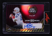 Peyton Manning 2026 Leaf Sports Heroes Heroic Moments Autographs Prismatic Purple # HMPM2 #2/4 at PristineAuction.com