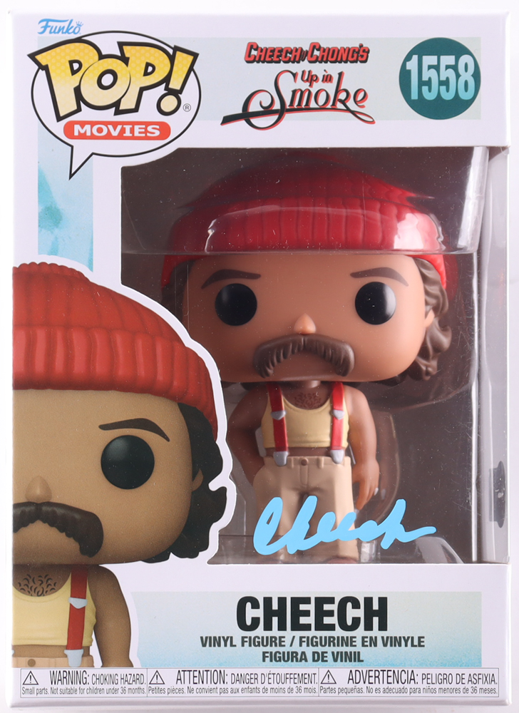 Cheech Marin Signed "Cheech & Chongs's Up In Smoke" #1558 Cheech Funko Pop! Vinyl Figure (Beckett) at PristineAuction.com Cheech Marin Signed "Cheech & Chongs's Up In Smoke" #1558 Cheech Funko Pop! Vinyl Figure (Beckett) at PristineAuction.com