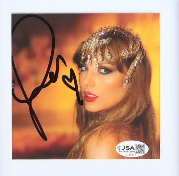 Taylor Swift Signed Custom Framed "The Life of a Showgirl" CD Album Insert Display (JSA) at PristineAuction.com Taylor Swift Signed Custom Framed "The Life of a Showgirl" CD Album Insert Display (JSA) at PristineAuction.com