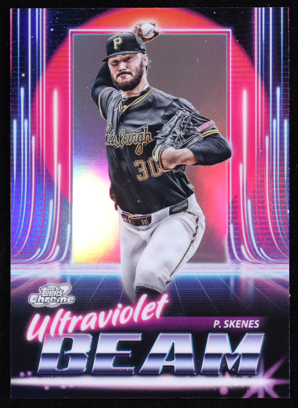 Paul Skenes 2025 Topps Cosmic Chrome Ultraviolet Beam #UB20 at PristineAuction.com Paul Skenes 2025 Topps Cosmic Chrome Ultraviolet Beam #UB20 at PristineAuction.com