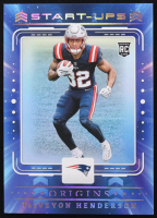 TreVeyon Henderson 2025 Panini Origins Start Ups #18 RC at PristineAuction.com