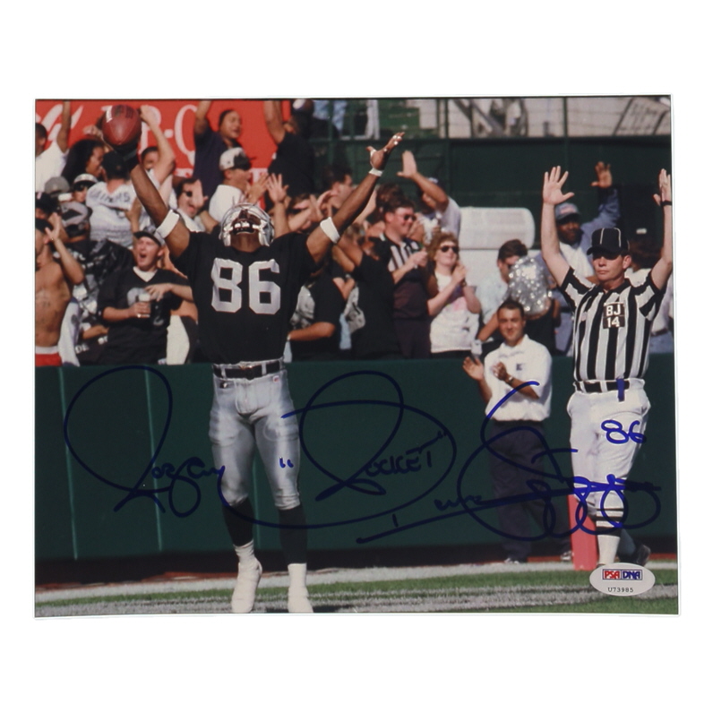 Raghib "Rocket" Ismail Signed Raiders 8x10 Photo (PSA) at PristineAuction.com Raghib "Rocket" Ismail Signed Raiders 8x10 Photo (PSA) at PristineAuction.com