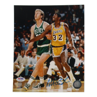 Magic Johnson Signed Lakers 8x10 Photo (PSA) at PristineAuction.com