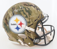 Aaron Rodger Signed Steelers Full-Size Authentic On-Field CamoSpeed Helmet (Fanatics) at PristineAuction.com