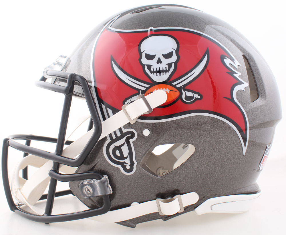 Emeka Egbuka Signed Buccaneers Full-Size Authentic On-Field Speed Helmet (Fanatics) at PristineAuction.com Emeka Egbuka Signed Buccaneers Full-Size Authentic On-Field Speed Helmet (Fanatics) at PristineAuction.com