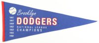 Vintage Brooklyn Dodgers Felt Commemorative Pennant Flag at PristineAuction.com