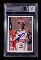 Allen Iverson Signed 1996-97 Upper Deck Collector's Choice #301 RC (BGS | Autograph Graded BGS 10) at PristineAuction.com