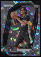 Stephon Castle 2024-25 Panini Prizm Prizms Ice #234 RC at PristineAuction.com