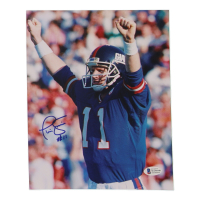 Phil Simms Signed Giants 8x10 Photo (Beckett) at PristineAuction.com