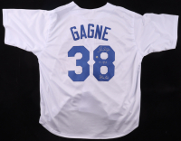 Eric Gagne Signed Jersey Inscribed "N.L CY 03" & "84 In Row" (Wilder Side of Sports) at PristineAuction.com