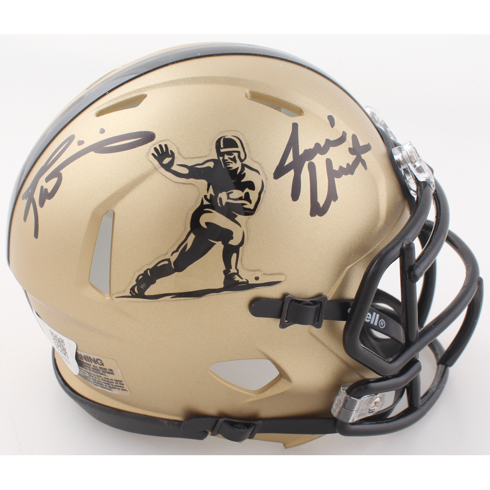 Jameis Winston & Ricky Williams Signed Heisman Trophy Logo Speed Mini ...