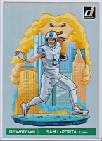 Sam LaPorta 2024 Panini Donruss Football Oversized Downtown Jumbo #6 at PristineAuction.com