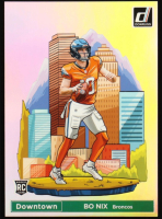 Bo Nix 2024 Panini Donruss Football Oversized Downtown Jumbo #19 RC at PristineAuction.com