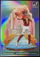 Jayden Daniels 2024 Panini Donruss Football Oversized Downtown Jumbo #16 RC at PristineAuction.com