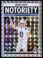 Drake Maye 2025 Panini Mosaic Notoriety Mosaic #3 at PristineAuction.com