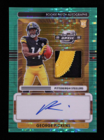 George Pickens 2022 Panini Contenders Optic Rookie Patch Autographs Green Pulsar #12 RC #15/15 at PristineAuction.com