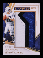 Peyton Manning 2025 Immaculate Collection Immaculate Standard Jerseys Prime #58 #8/10 at PristineAuction.com