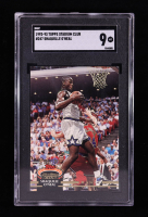 Shaquille O'Neal 1992-93 Topps Stadium Club #247 RC (SGC 9) at PristineAuction.com