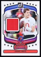 Drake Maye 2025 Donruss Pro Bowl Materials #11 at PristineAuction.com