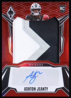 Ashton Jeanty 2025 Panini Phoenix Rookie Phenoms Jersey Autographs Red #20 #65/99 RC at PristineAuction.com