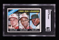 Deron Johnson / Frank Robinson / Willie Mays 1966 Topps N.L. RBI Leaders #219 (SGC 6) at PristineAuction.com