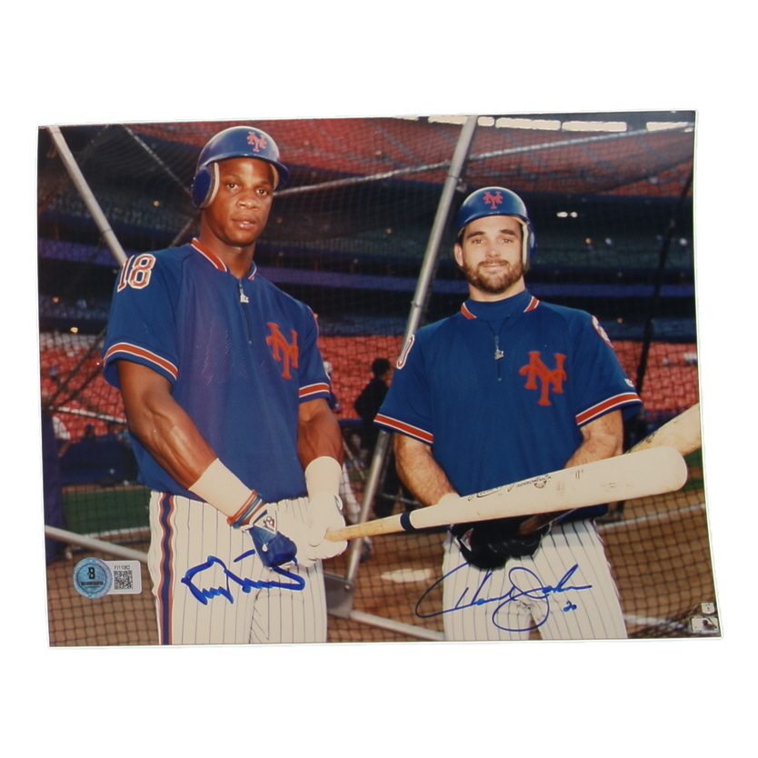 Darryl Strawberry & Howard Johnson Signed Mets 8x10 Photo (Beckett) at PristineAuction.com Darryl Strawberry & Howard Johnson Signed Mets 8x10 Photo (Beckett) at PristineAuction.com