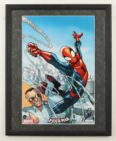 Stan Lee Signed Custom Framed "The Amazing-Spider Man" Poster (Beckett) at PristineAuction.com